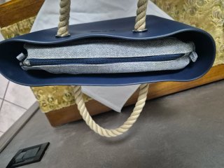 Borsa O bag mini blu