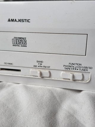 Tocadiscos Majestic Blanco