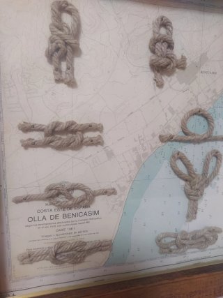 Cuadro Náutico Nudos Marineros Benicassim