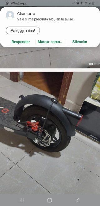 Patinete Eléctrico Casi Nuevo - 3 Usos