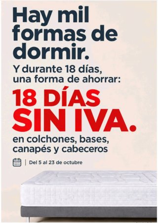 Promoción Colchones y Bases - Colchonería La Paz