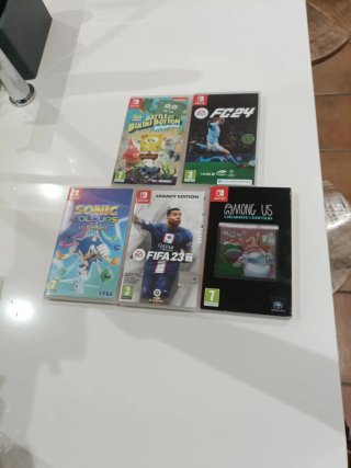 Lote 5 Giochi Nintendo Switch