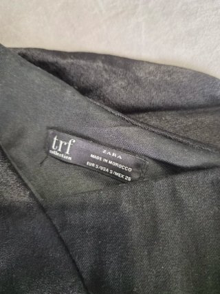 Vestido Blazer Negro Asimétrico Zara