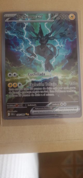 Carta Pokémon Zekrom EX 166/086