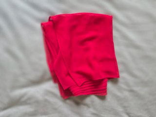 Fular de Tul Rojo