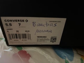 Zapatillas Converse nuevas sin estrenar
