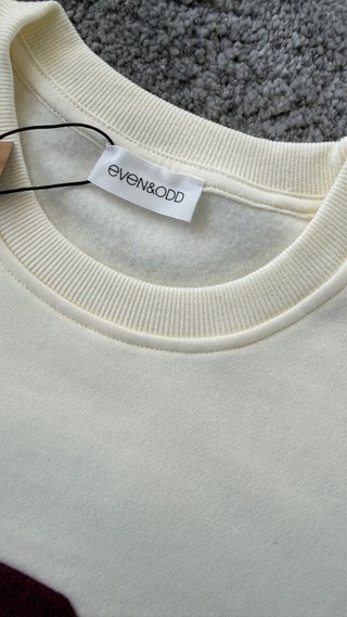 Sudadera Paris Even&Odd Crema