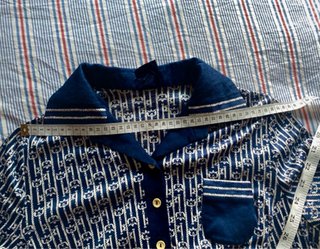 Vestido marinero azul vintage