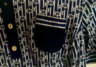 Vestido marinero azul vintage