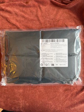 Cojín Plegable Tela Oxford WUFANC Negro