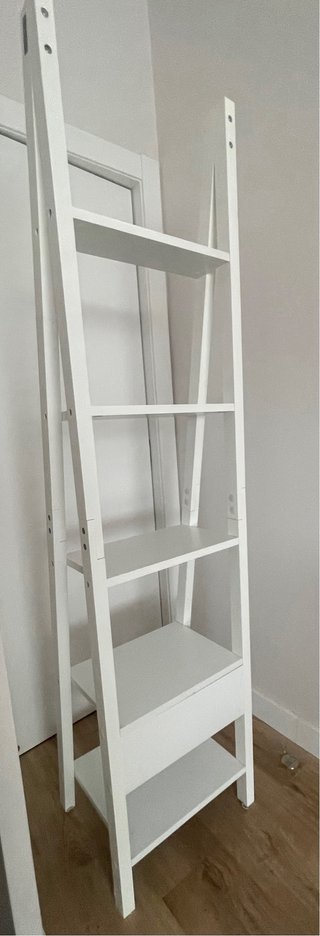 Estantería Escalera Blanca