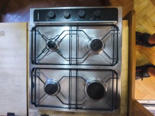 Placa de cocina a gas