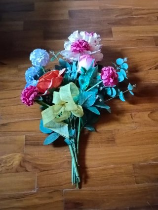 Mazzo di Fiori artificiali multicolore