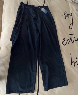 Pantalón ancho vaquero mujer L / 40 Cupshe. Nuevo