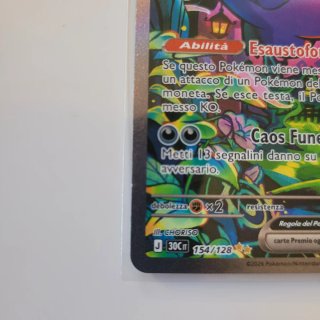 Carta Pokémon Gengar ex 30° Anniversario 154/128