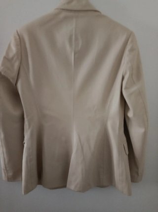 Chaqueta de Polipiel Zara Beige