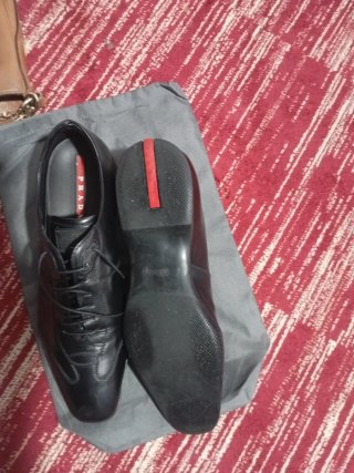 Zapatos Prada Hombre Negro