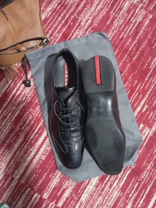 Zapatos Prada Hombre Negro