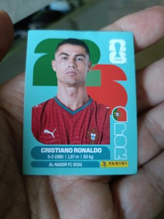 Cromo Mundial Cristiano Ronaldo POR
