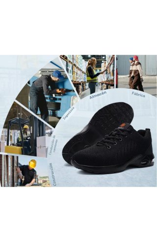 Zapatos de seguridad negros