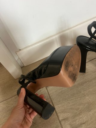 Zapatos de tacón ASOS Design negros charol