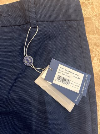 Pantalón niño pinzas Spagnolo azul