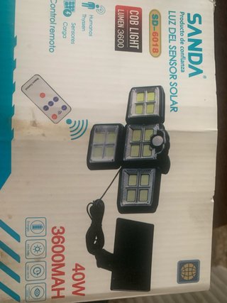 Luz Solar SANDA SD-6018 COB 3600LM
