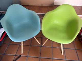 Sillas nórdicas. 2 Sillas Estilo Nórdico