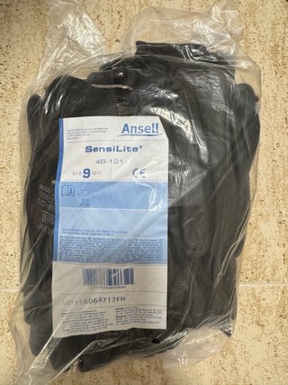 Guantes de Mecánica Ansell SensiLite ,,,10 pares