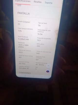 Monitor LG 22M38A 22 LED