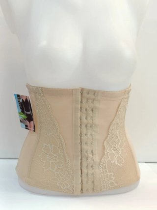 Faja reductora encaje beige talla única