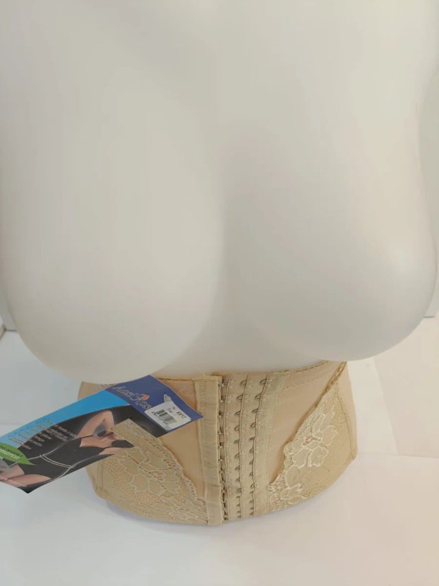 Faja reductora encaje beige talla única