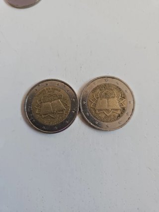 Moneda 2€ Tratado de Roma 50 Años Europa