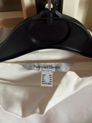 Blusa Blanca Manga Larga Pedro del Hierro