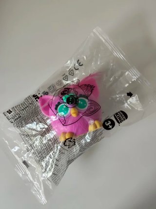 Juguete Furby rosa Burger King nuevo en su bolsa