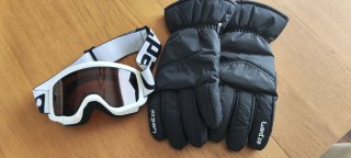 NUEVO Gafas y guantes de esquí Wedze