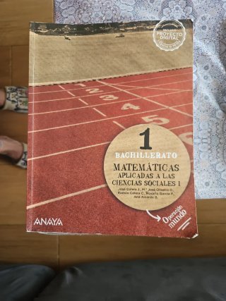 Matemáticas aplicadas a las Ciencias Sociales I...