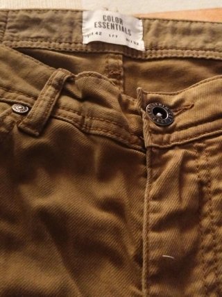 Pantalones Color Essentials Marrones Talla 42