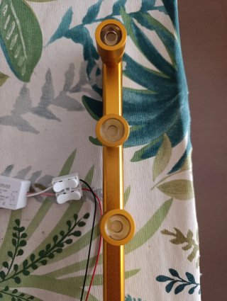Focos led mini ajustables para vitrinas y joyeria