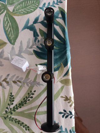 Focos led mini ajustables para vitrinas y joyeria