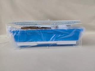 Jaula para hámster azul con tubos de juego - Nuevo