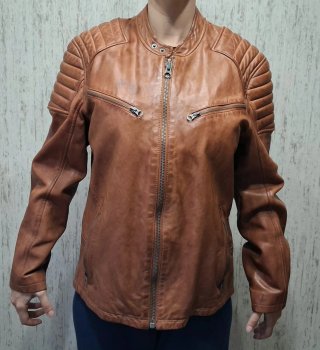 Chaqueta Cuero Hombre Pepe Jeans Marrón