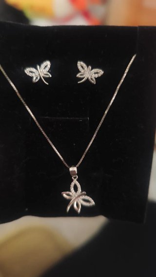 Conjunto Pendientes y Colgante Libélula