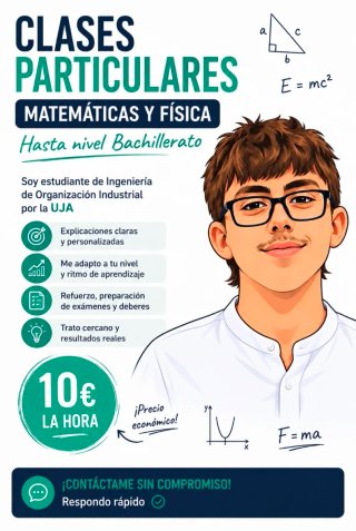 Clases particulares Matemáticas y Física