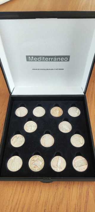 Colección Monedas Castellón Plata 1ª Ley