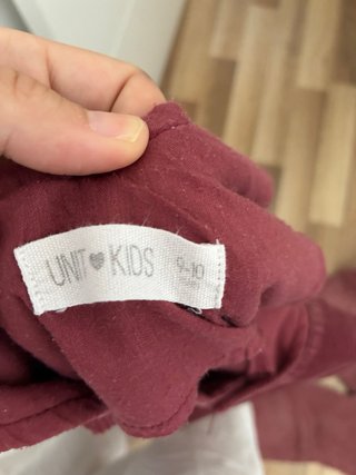 Peto de Pana Granate para Niña
