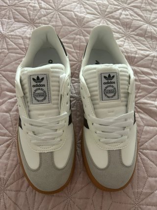 Zapatillas Adidas Samba XLG Blancas y Negras