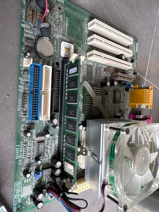 Lote de 5 Placas Base Retro PC Vintage