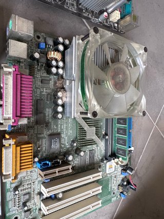 Lote de 5 Placas Base Retro PC Vintage