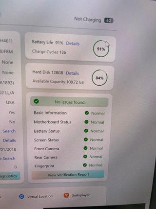 iPad 6ª Generación A1893 de 128GB – Negro/Plata